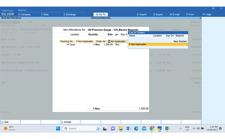 tally dubai,tally software